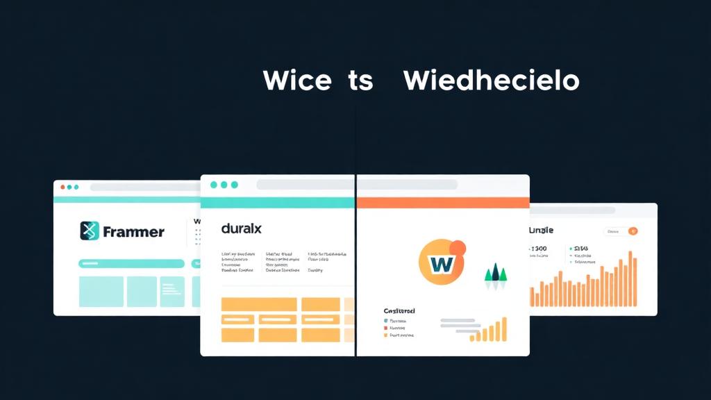 AI Website Builder Vergleich – Framer, Webflow AI, Wix AI, Durable im SEO-Test