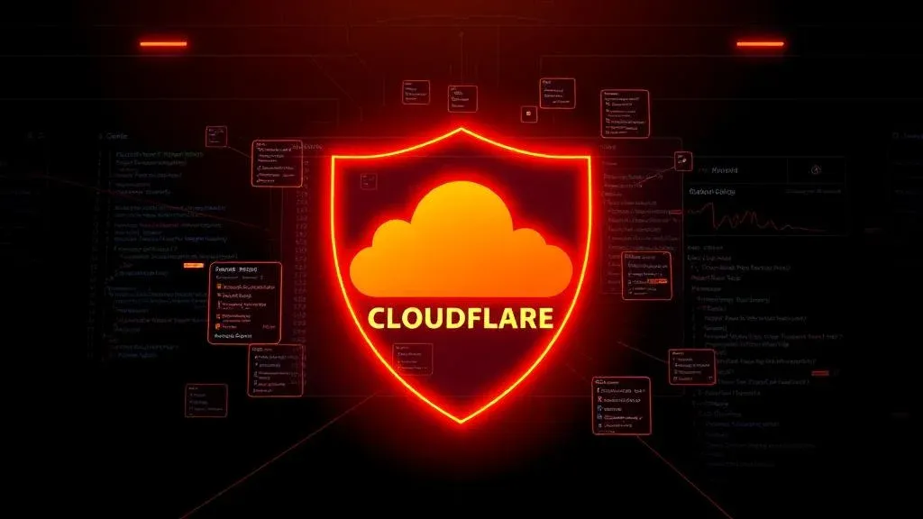 Cloudflare EmDash CMS Architektur-Visualisierung