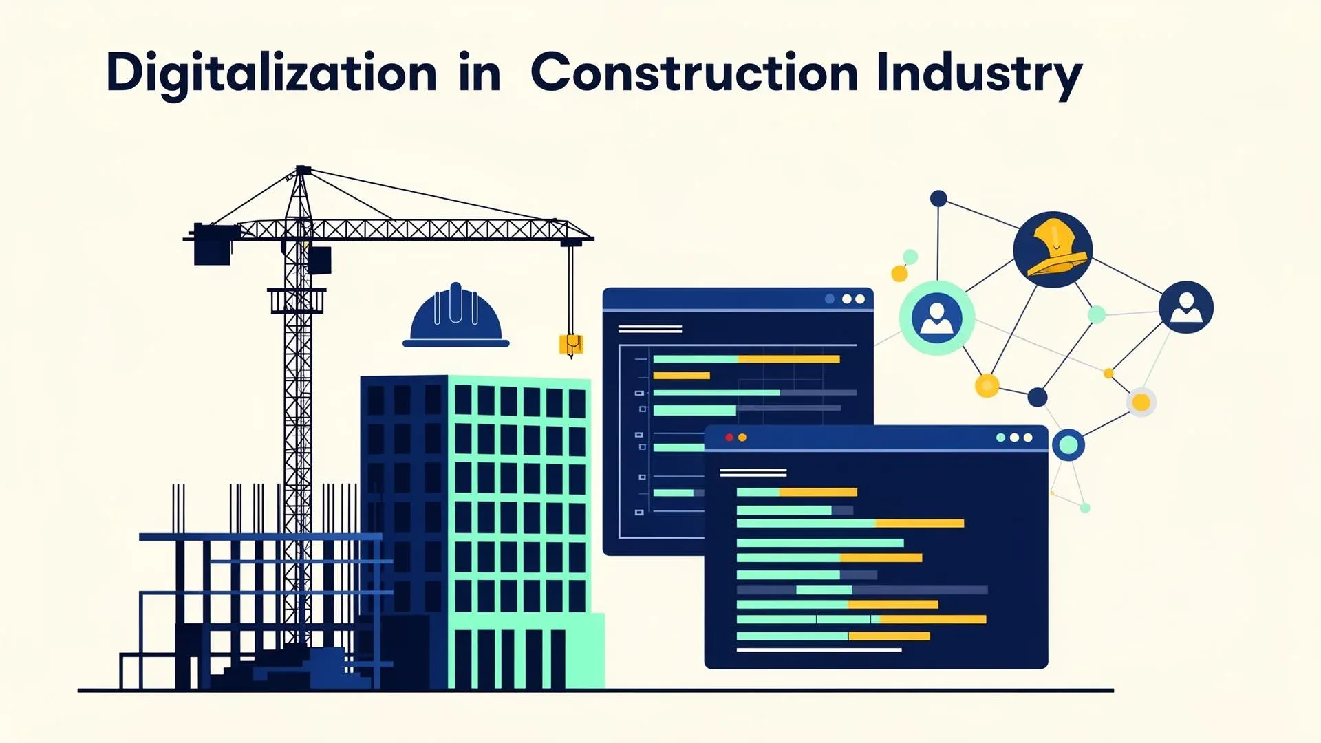 Digitalisierung in der Bauwirtschaft: Projektsteuerung, Nachunternehmer & monday.com
