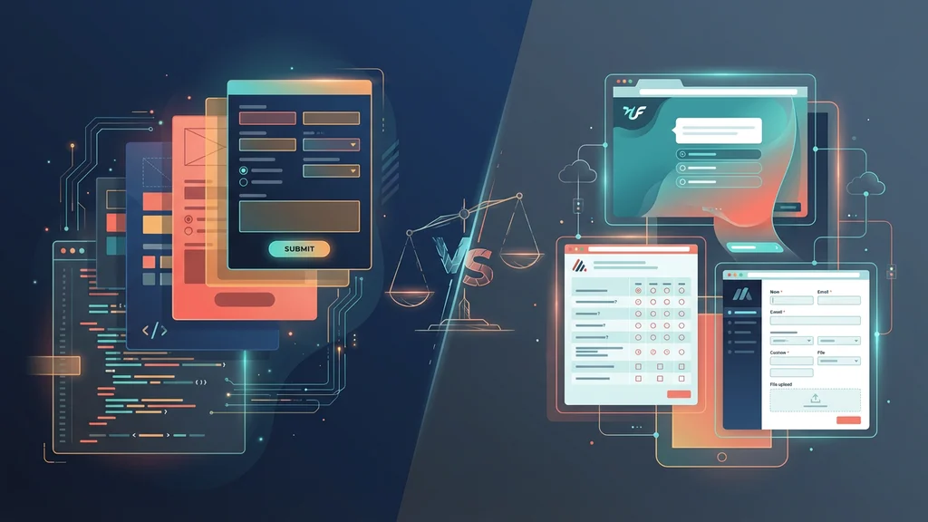 Build Forms in Lovable or Use Off-the-Shelf? Typeform, Tally, Jotform & WorkForms Compared