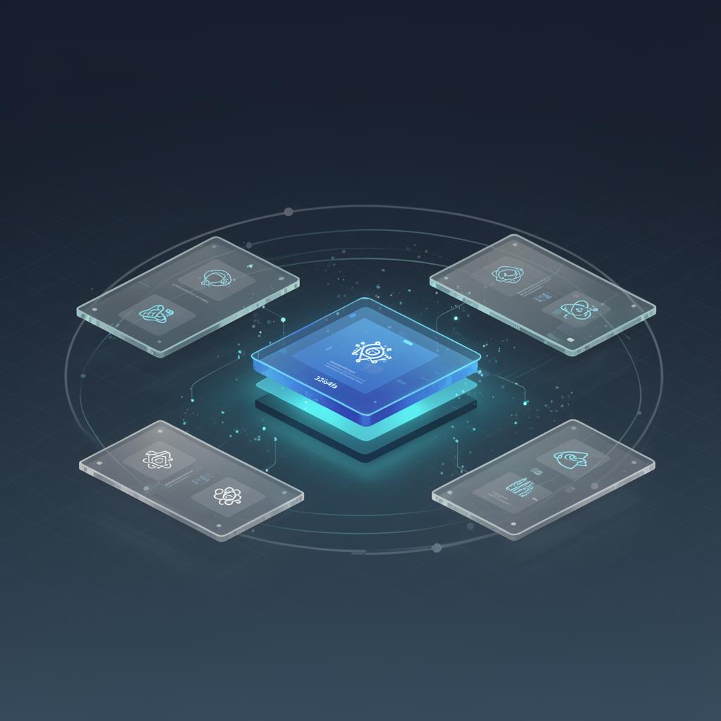 Wettbewerbslandschaft der Agent-Plattformen mit HyperAgent im Zentrum und Globster, Manus, Lindy und monday agent labs als Mitspieler