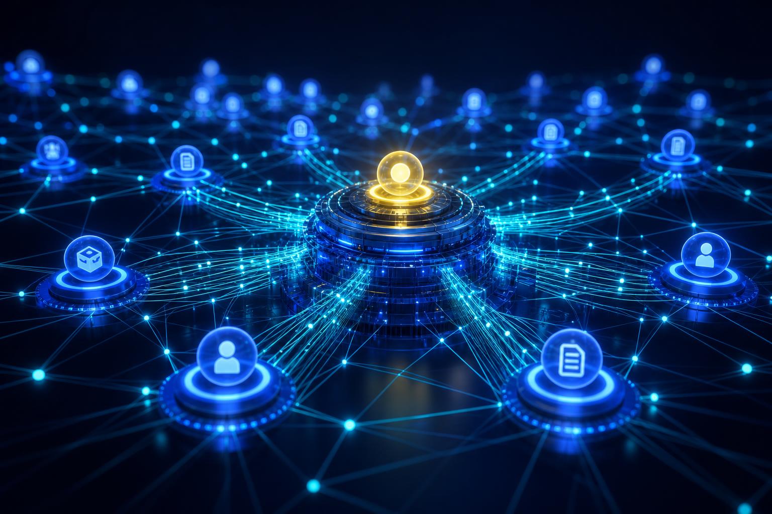 Knowledge graph as the backbone for AI agents