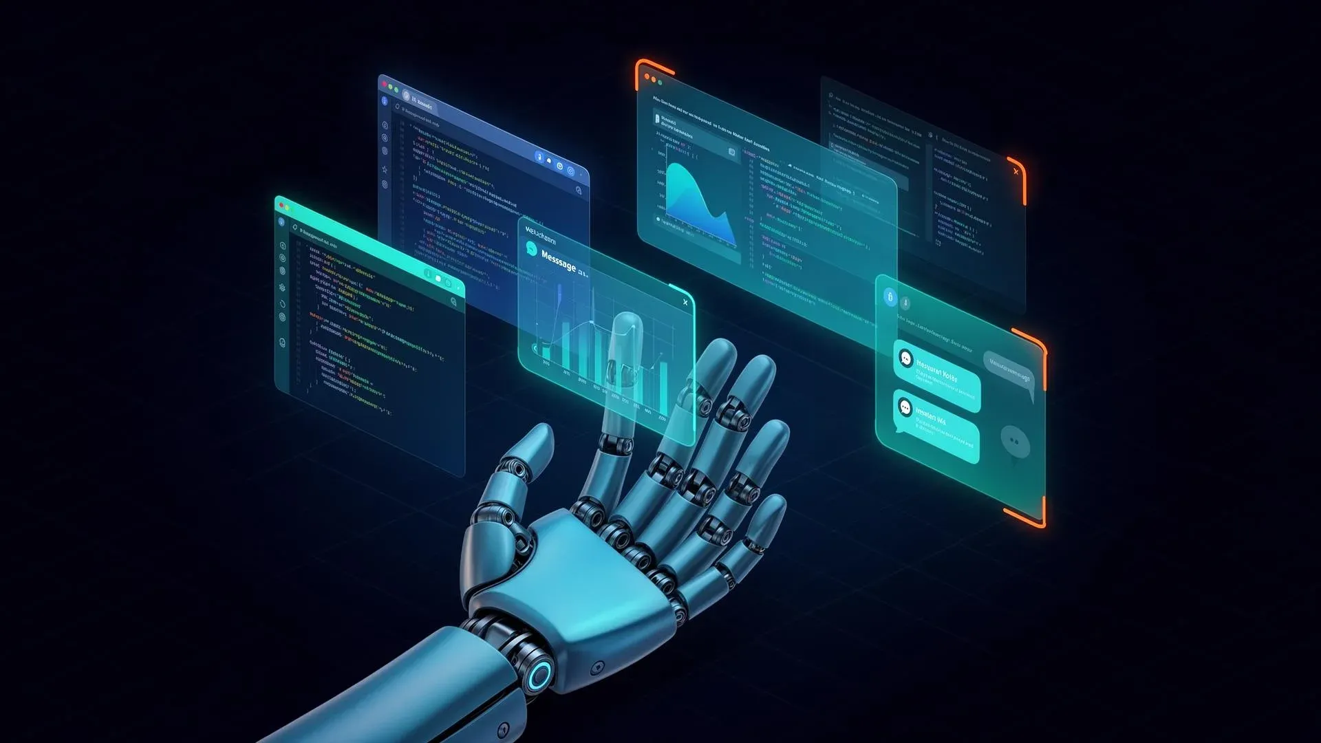 Autonomous AI agent Manus AI orchestrating multiple tasks simultaneously