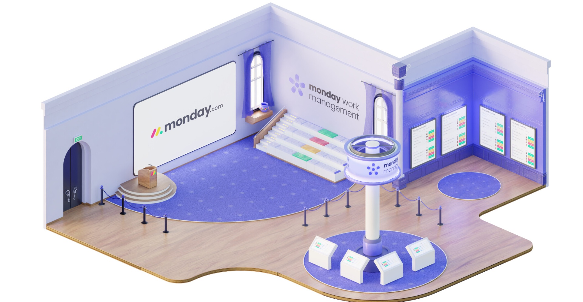 monday Mansion – Virtual Event Space