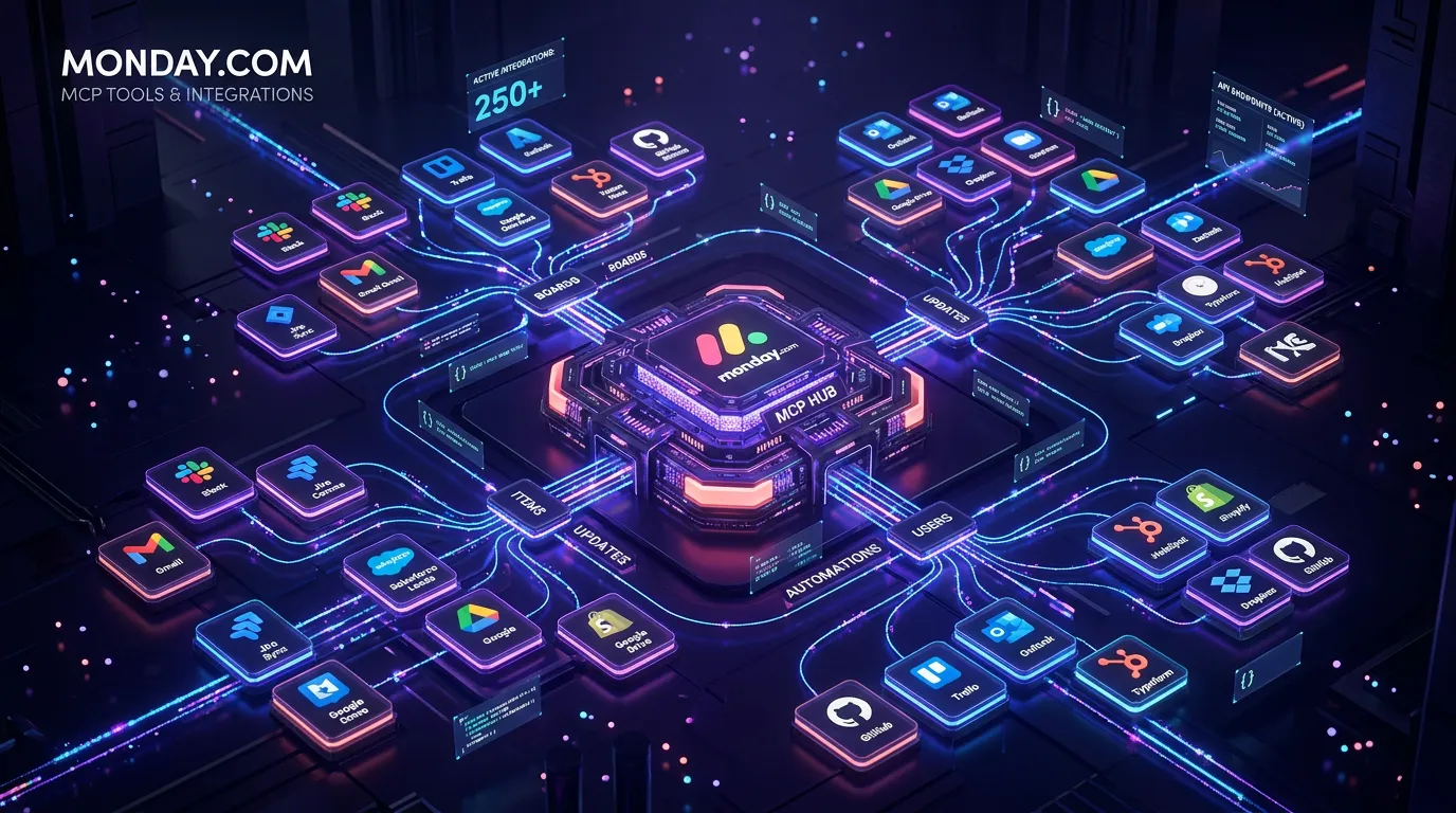 monday.com MCP integrations – AI agents connecting to the work management platform