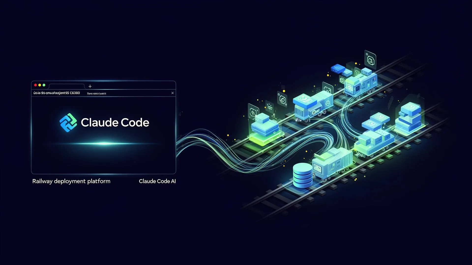 Railway-Plattform verbunden mit Claude Code – Deployment per Agent Skill