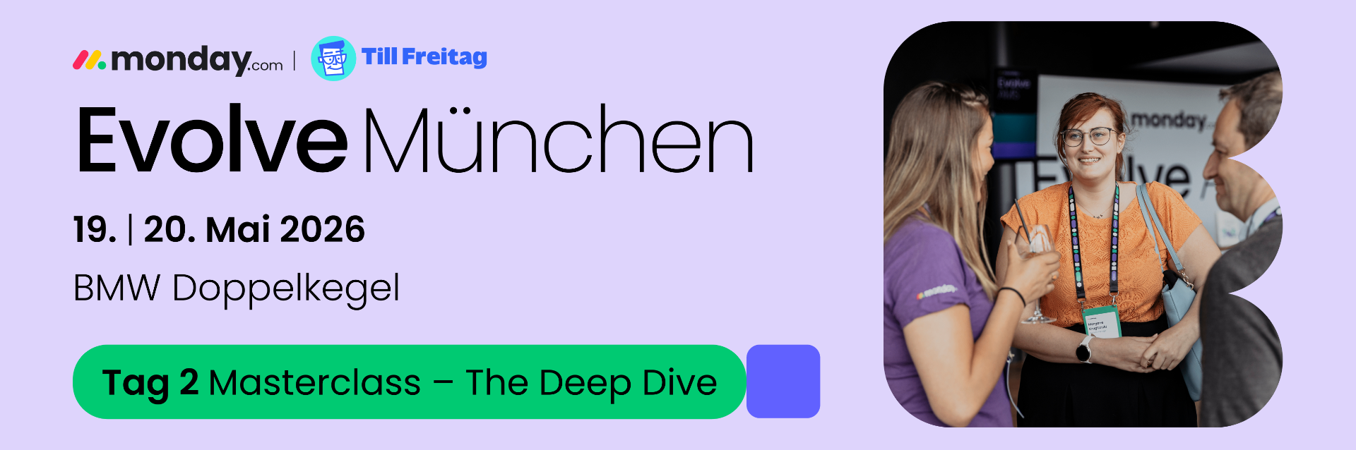 Evolve München 2026 – 19. & 20. Mai, BMW Doppelkegel